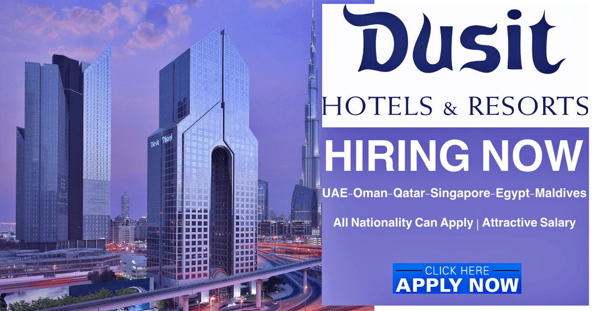Dusit Thani Hotels & Resorts Careers & Jobs 2026 Abu Dhabi