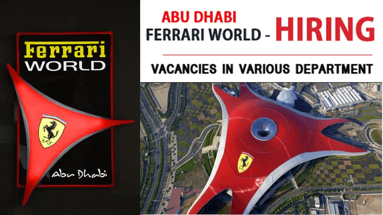 JOBS AT FERRARI WORLD ABU DHABI UAE 2026