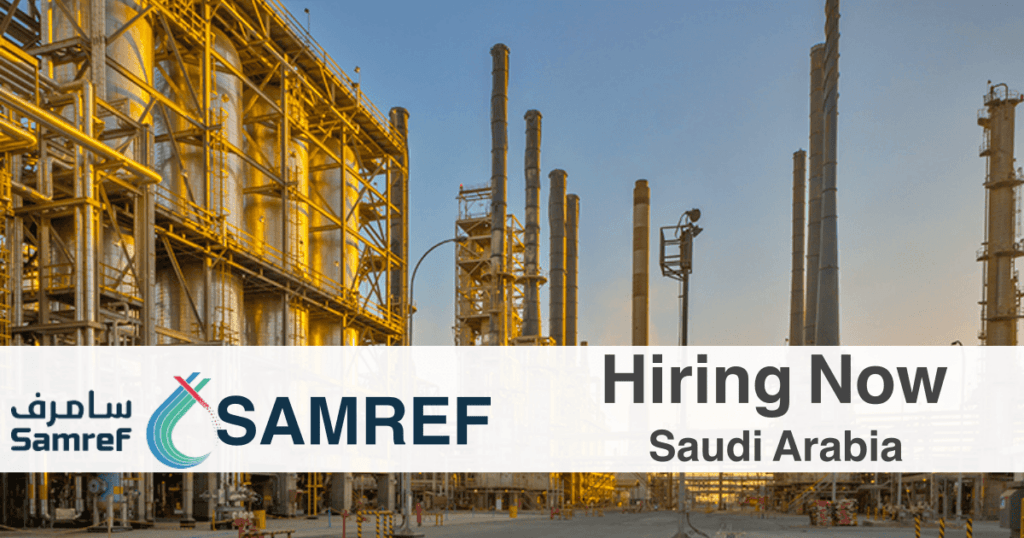 SAMREF Jobs in Saudi Arabia – SAMREF Careers 2026