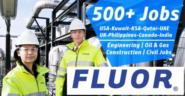 Fluor Careers USA-Kuwait-KSA-Qatar-UAE-India-UK-Canada 2026
