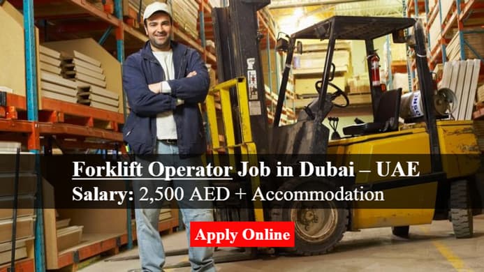 Forklift Operator Jobs in Dubai & All Over UAE 2026