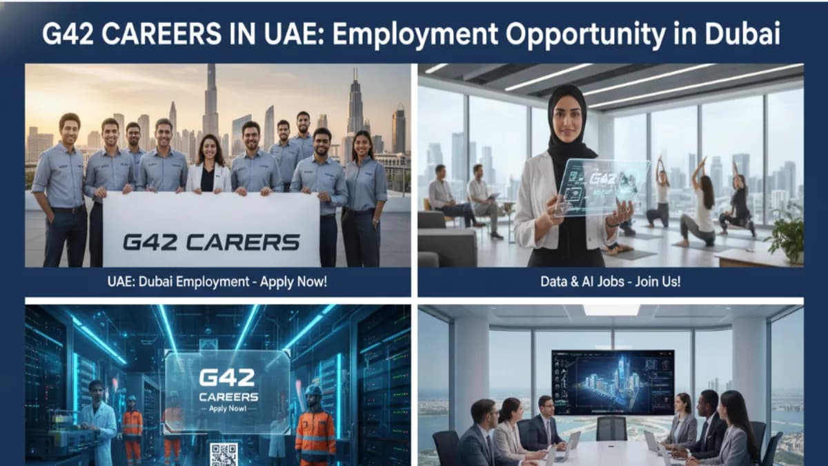 G42 Careers 2026: AI, IT & Healthcare Jobs in UAE