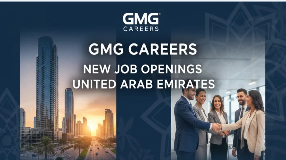 GMG Careers 2026: Gulf Marketing Group Jobs UAE