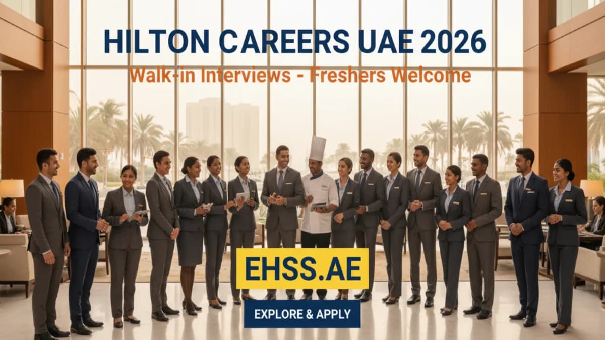 Hilton Careers UAE 2026: Hotel Jobs in Dubai & Abu Dhabi (Salary upto 20000 AED)