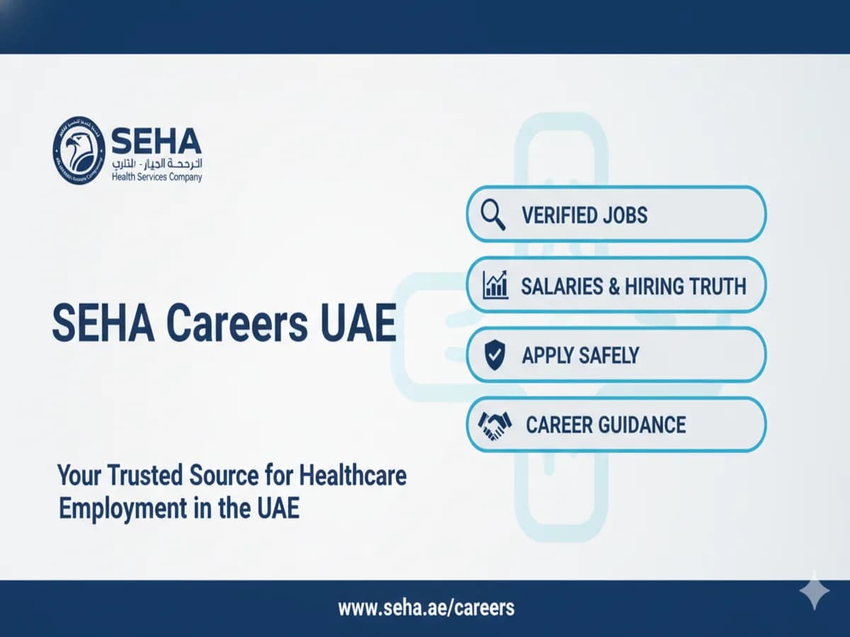 SEHA Careers UAE 2026: Verified Jobs, Salaries, Hiring Truth & How to Apply Safely