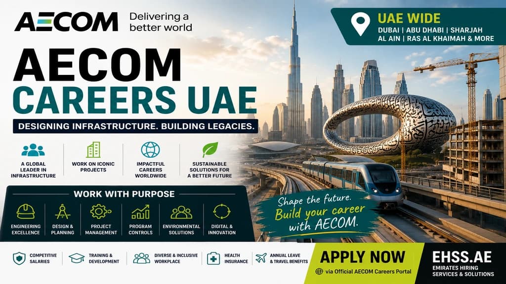 AECOM Careers 2026 New Engineering Jobs in UAE