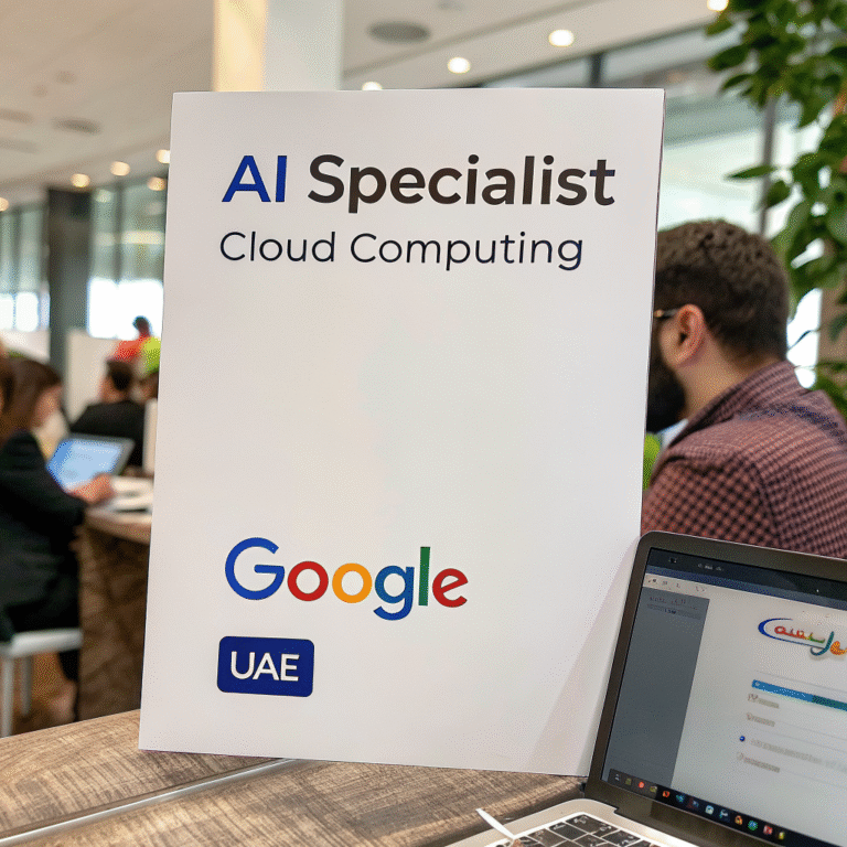 AI Specialist Cloud Computing Job in UAE
