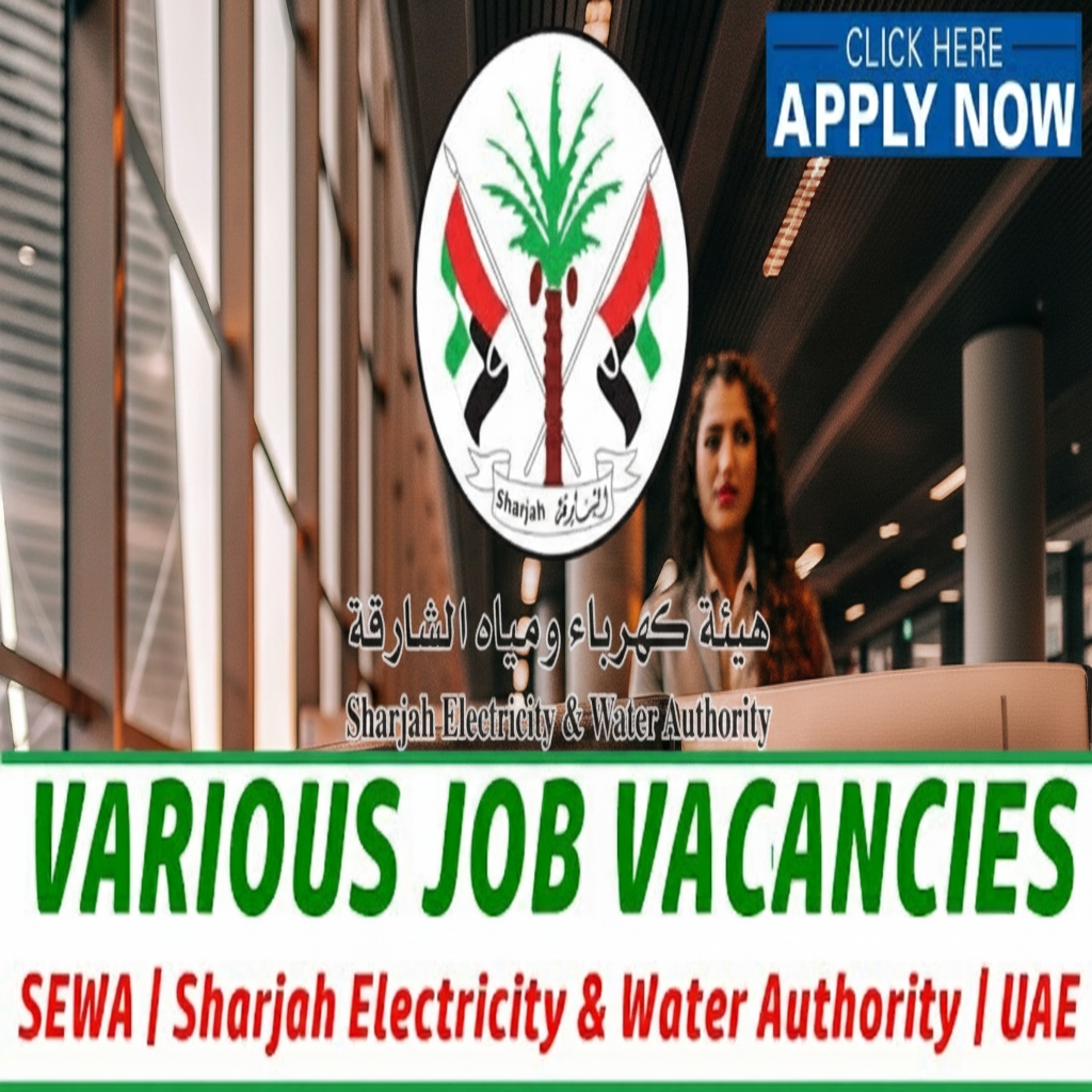SEWA Careers 2025 Sharjah Electricity & Water Authority Jobs