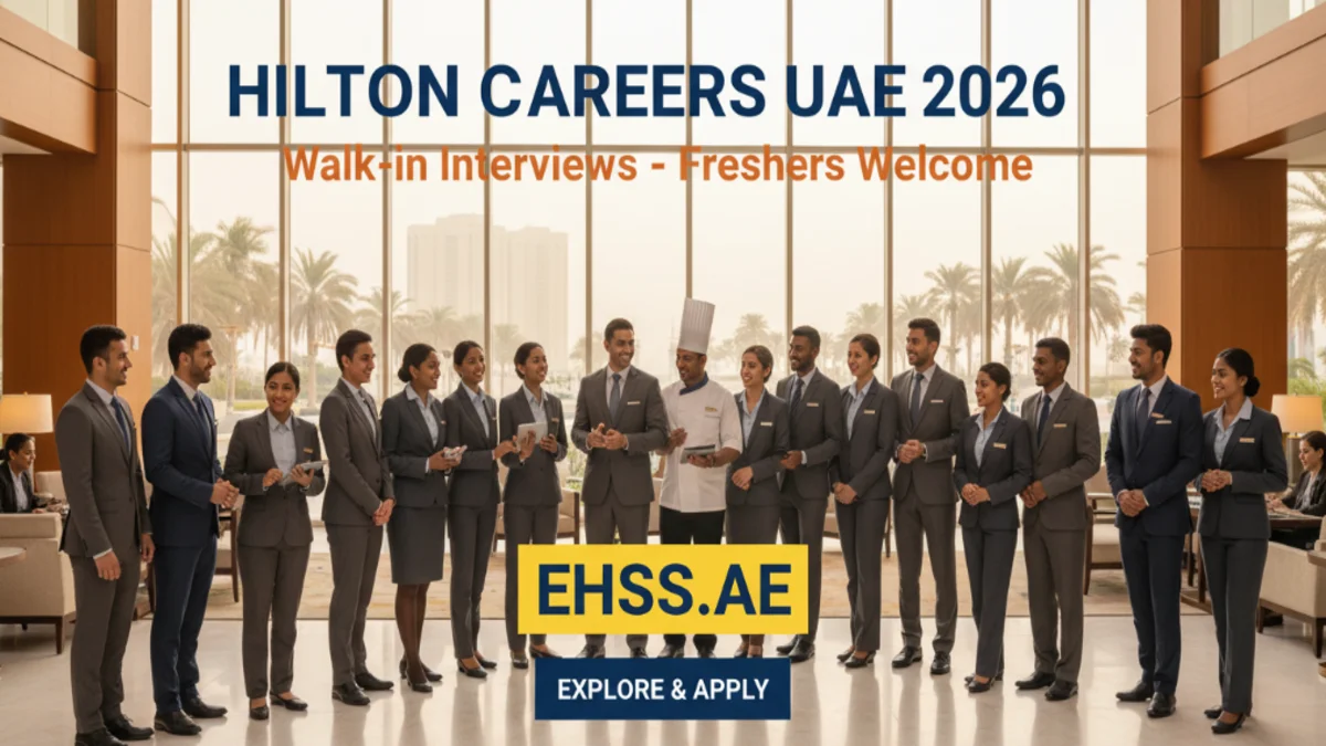 Hilton Careers UAE 2026: Walk-in Interviews – Freshers Welcome