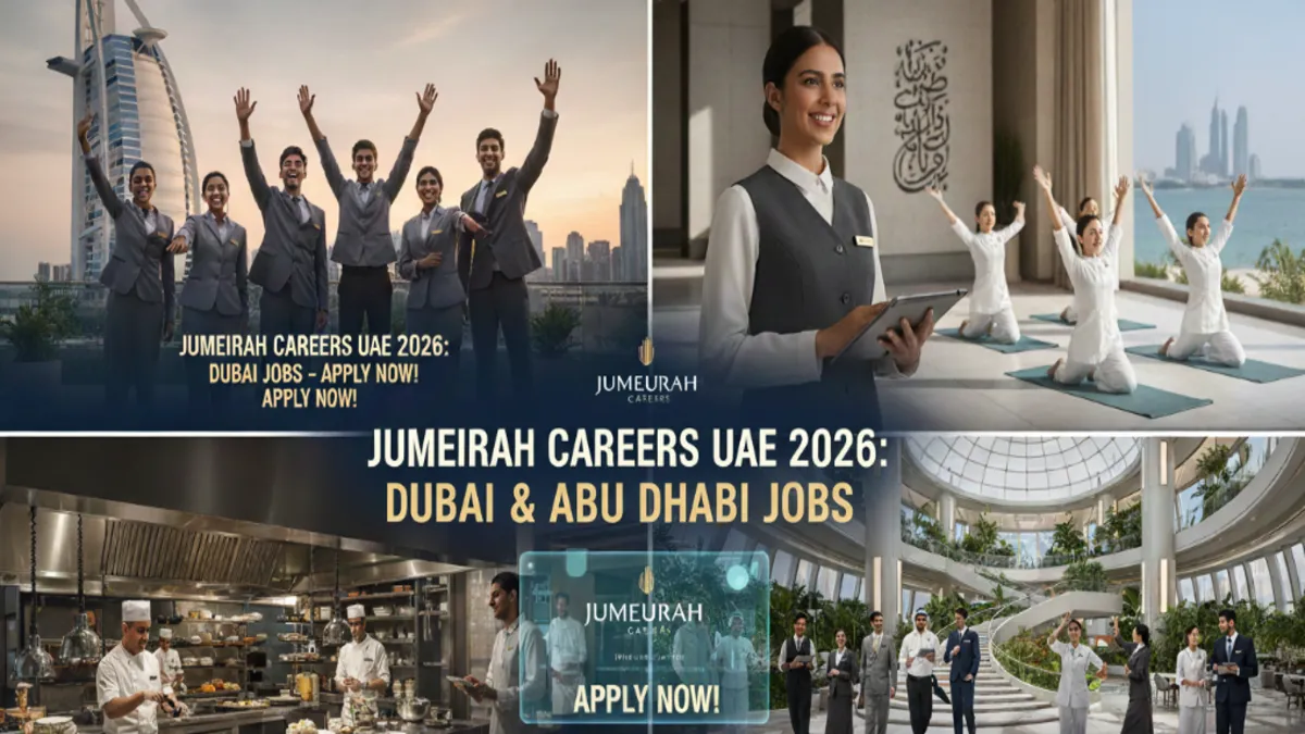 Discover Luxury Living: Jumeirah Careers in UAE 2026 – Walk-in Interviews & Freshers Welcome!