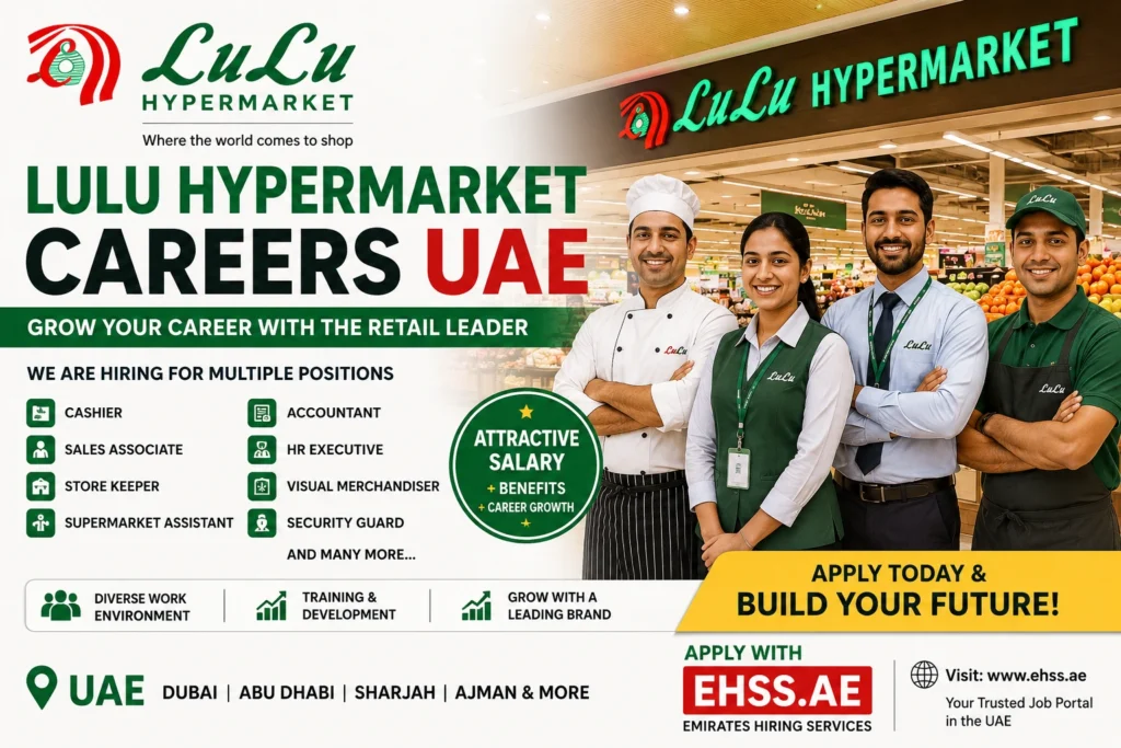 LuLu Hypermarket Careers 2026 - UAE Dubai Job Vacancies
