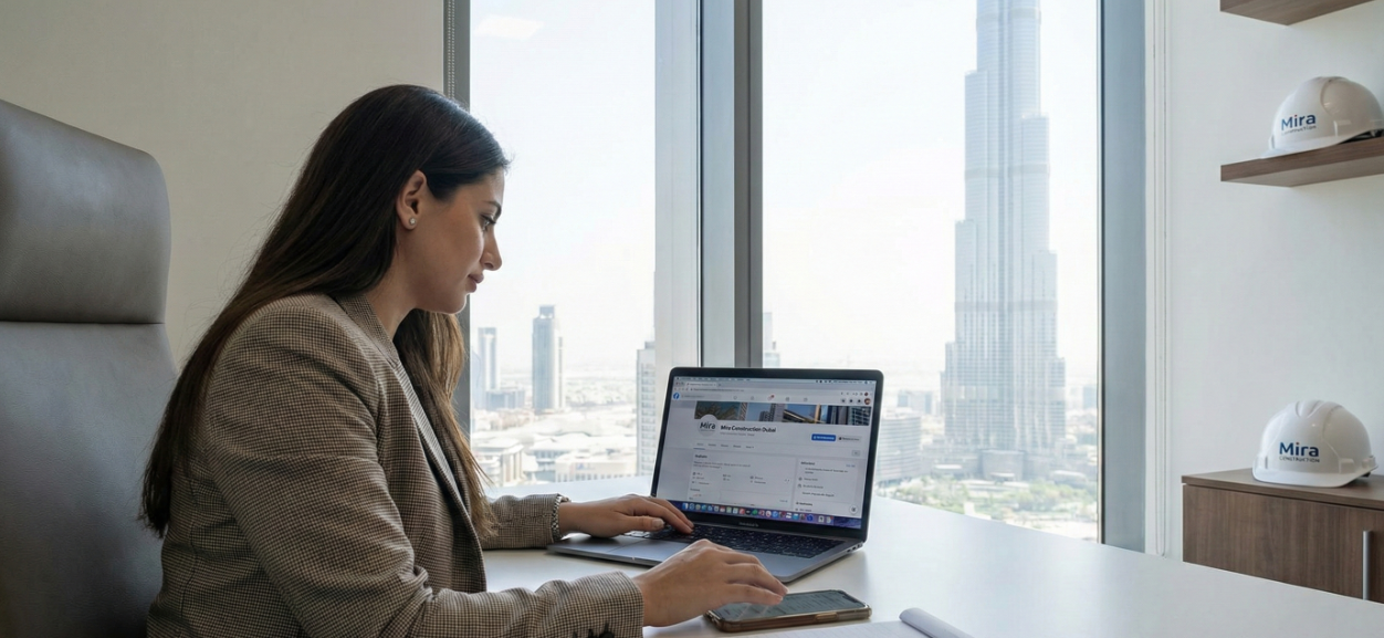 Senior Social Media Manager at Mira Construction Dubai