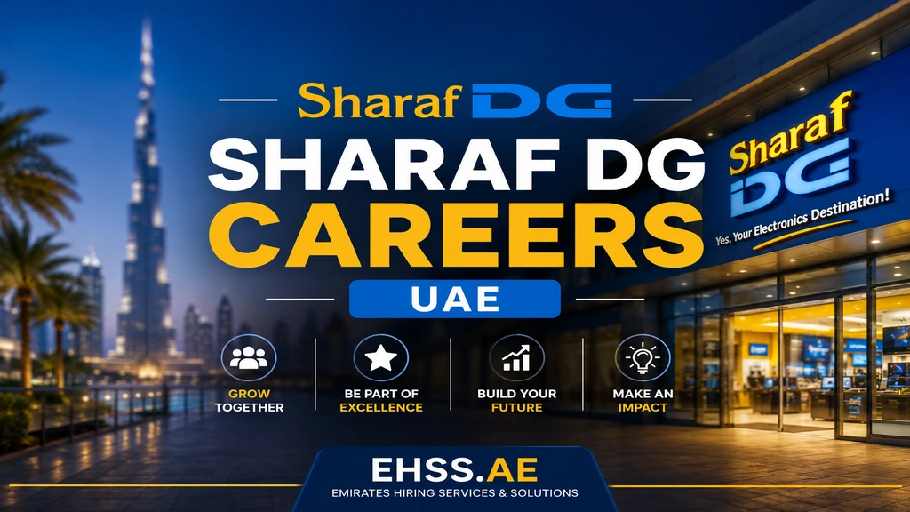 Sharaf DG Careers in UAE 2026 New Job Vacancies