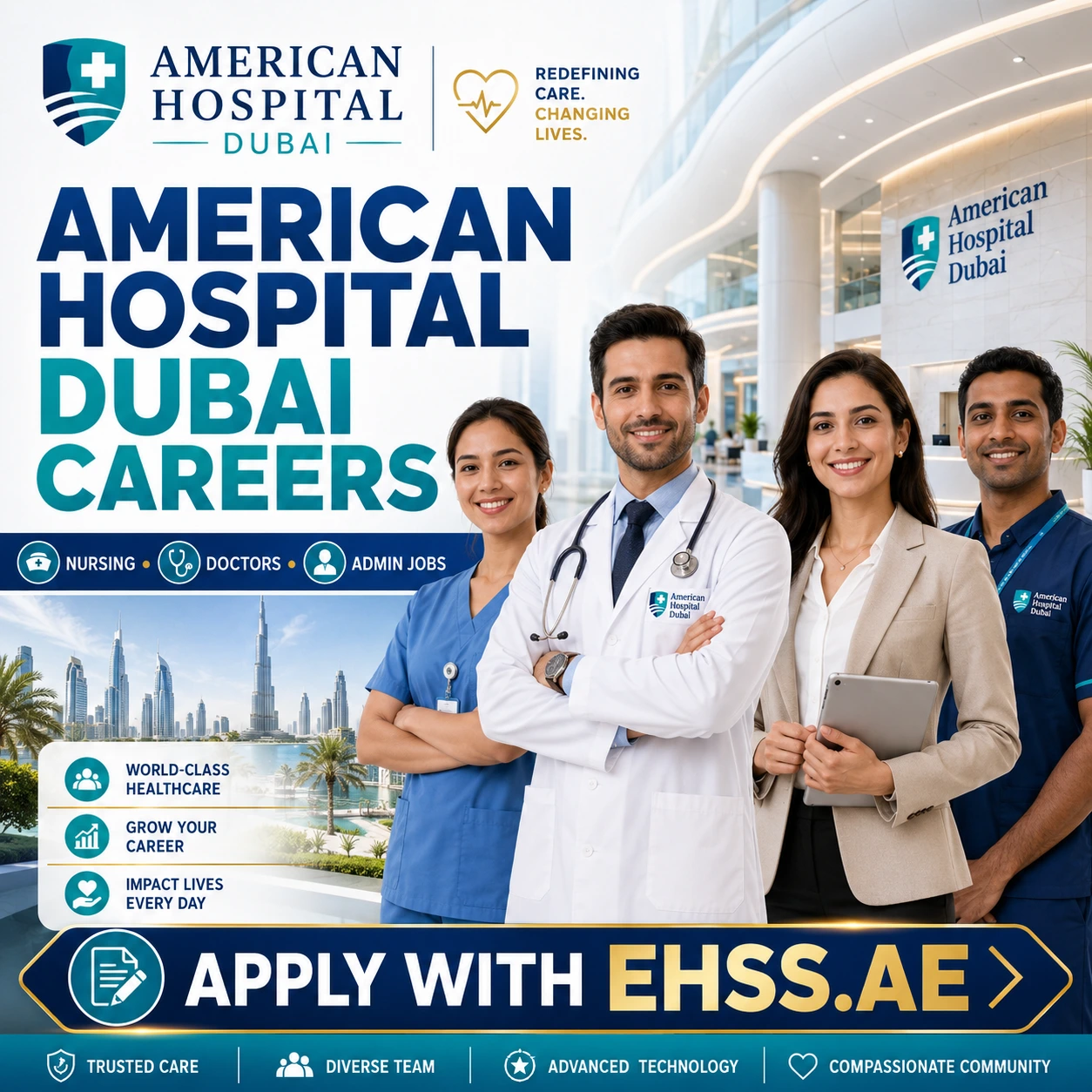 American Hospital Dubai Careers UAE 2026: Latest Nurse, Radiology, Lab, Technician & Admin Jobs