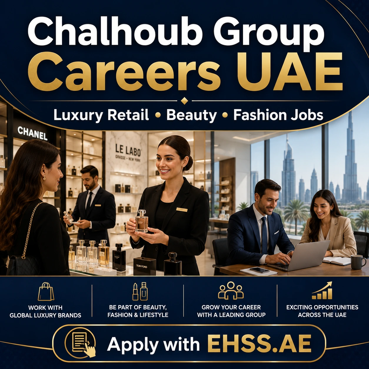 Chalhoub Group Careers UAE 2026: Latest Retail, E-Commerce, Marketing, Tech & Emiratisation Jobs