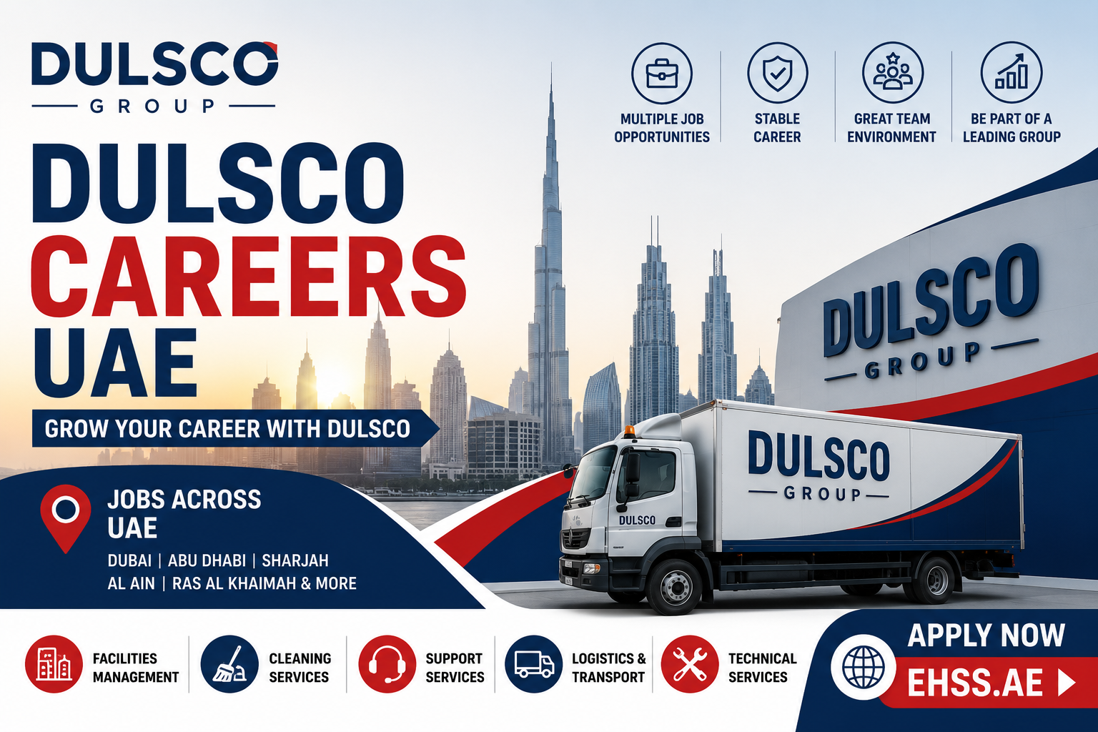 Dulsco Careers UAE 2026: Walk-in Interviews in Dubai