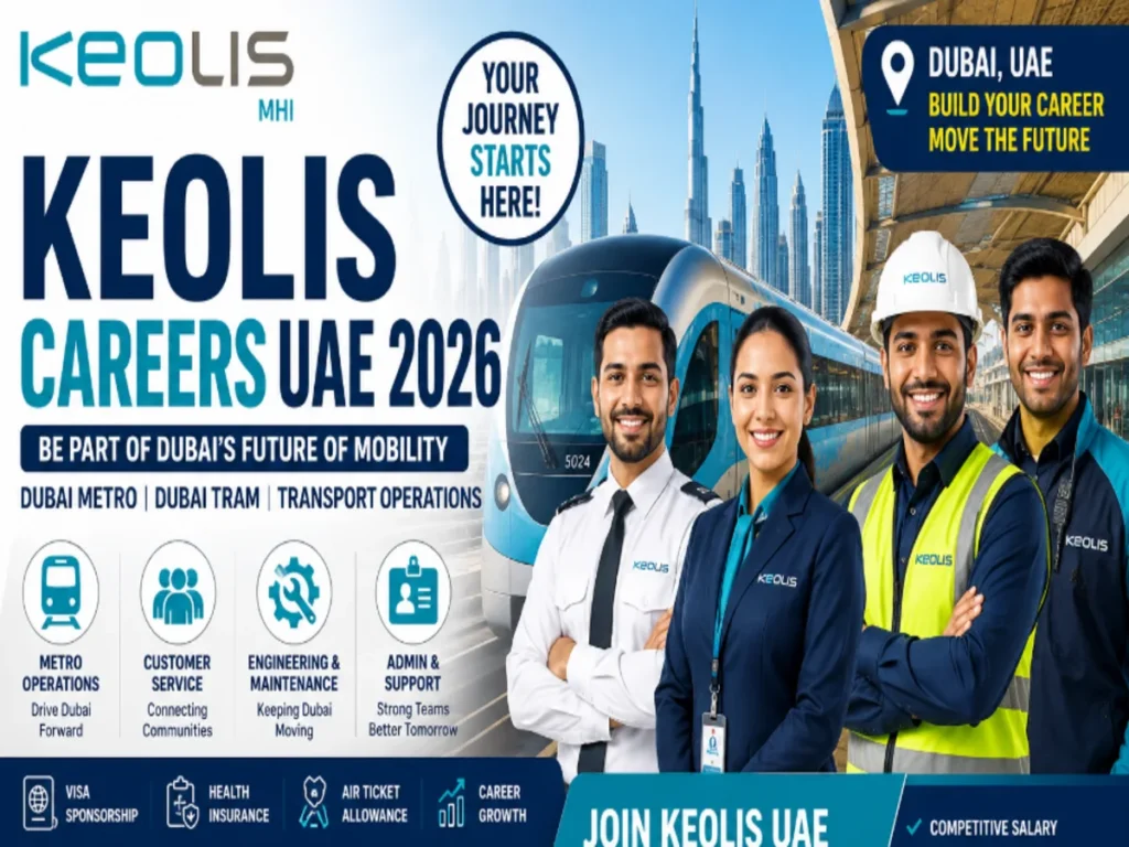 Keolis Careers UAE 2026: Dubai Metro Jobs, Tram Careers & Transport Hiring