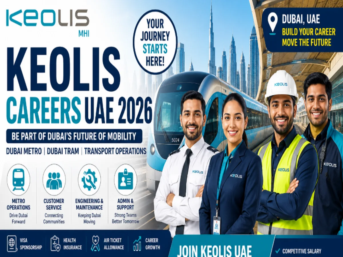 Keolis Careers UAE 2026: Dubai Metro Jobs, Tram Careers & Transport Hiring