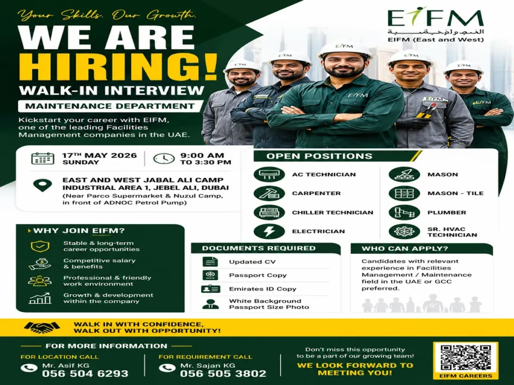 EIFM CAREERS UAE