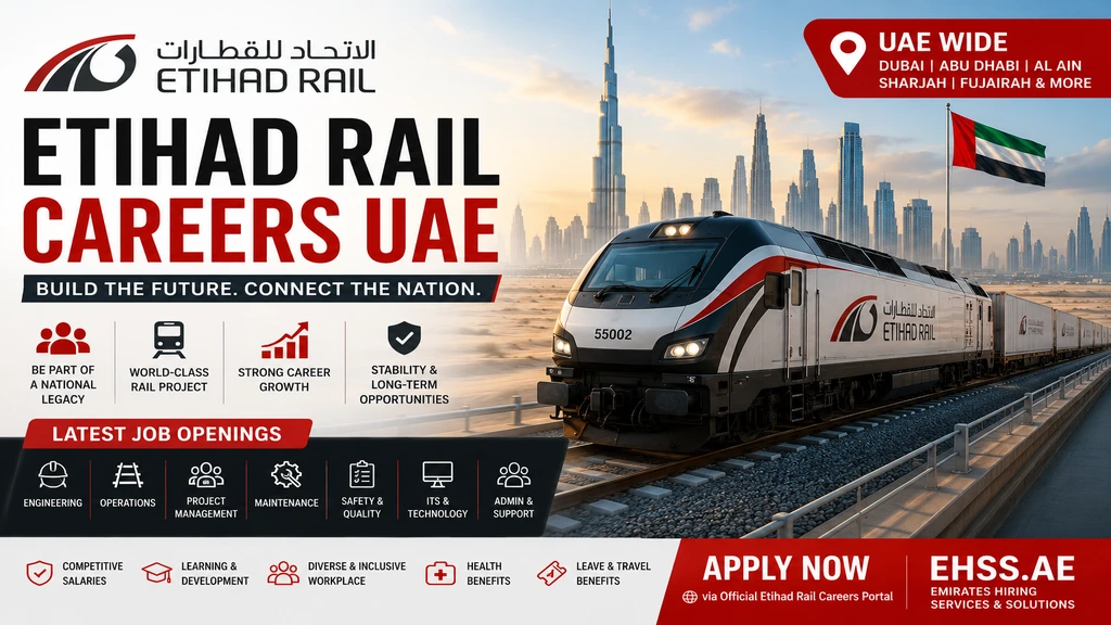 Etihad Rail Careers 2026: Latest Abu Dhabi Railways Jobs
