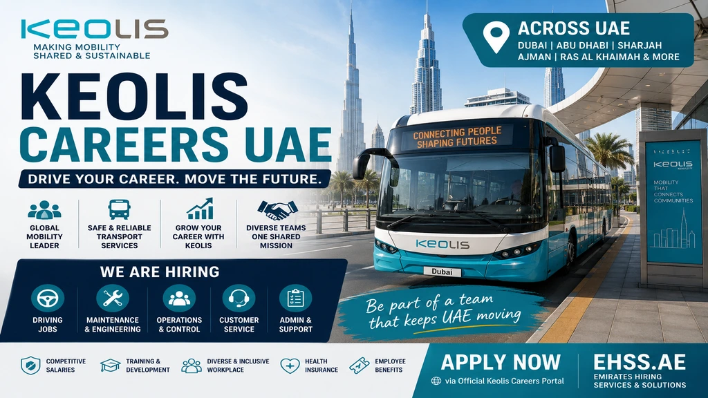 Keolis Careers UAE 2026: Dubai Metro Jobs, Tram Careers & Transport Hiring