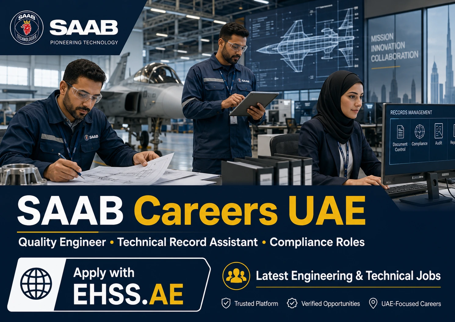 SAAB Careers UAE 2026: Latest Jobs, Salaries & Apply Online
