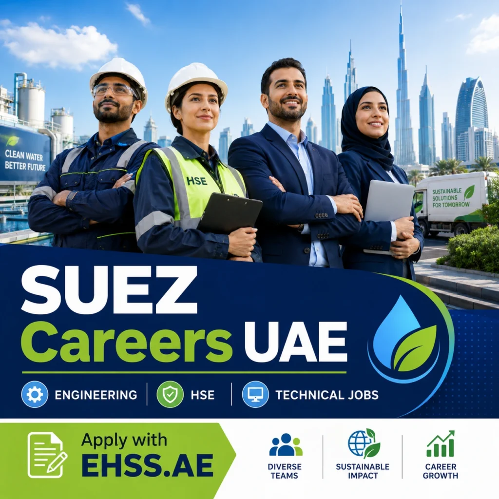 SUEZ Careers UAE 2026: Latest Coordination, HSE, GIS, CAD & Engineering Jobs